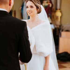 futerko slubne ivory