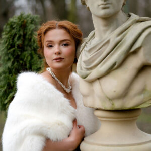 GO-44 futerko ślubne śmietankowe